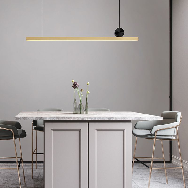 Luce di lusso Nordic Simple Slease LED LED Isola sospesa Luce a ciondolo per sala da pranzo
