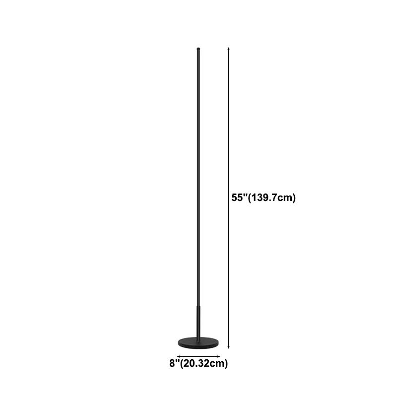 Lámpara de pie de forma de piso LED de 1 luces de 1 luces para la sala de estar para la sala de estar