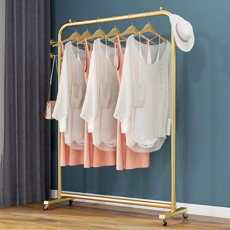 Metal Hall Tree Hooks and Pulley Entryway Kit Coat Hanger for Living Room