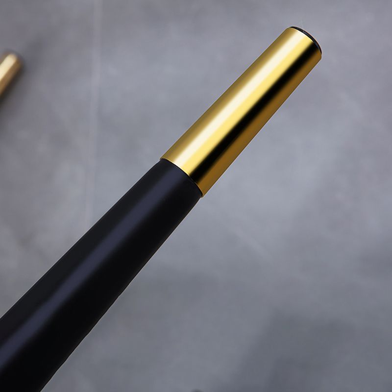 Glam Faux Leather Dining Chairs Metal Arm Dining Room Chairs for Restaurant Use