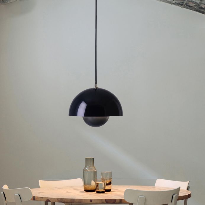 Round Shape Metal Hanging Light Nordic Macarons 1-Light Hanging Light Fixtures