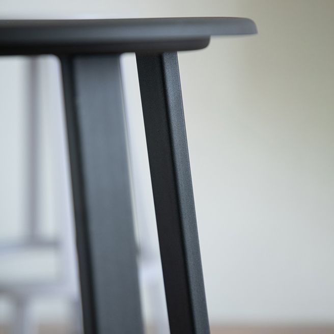 Contemporary Metal Legs Bar Stools Indoor Backless Bar Stool