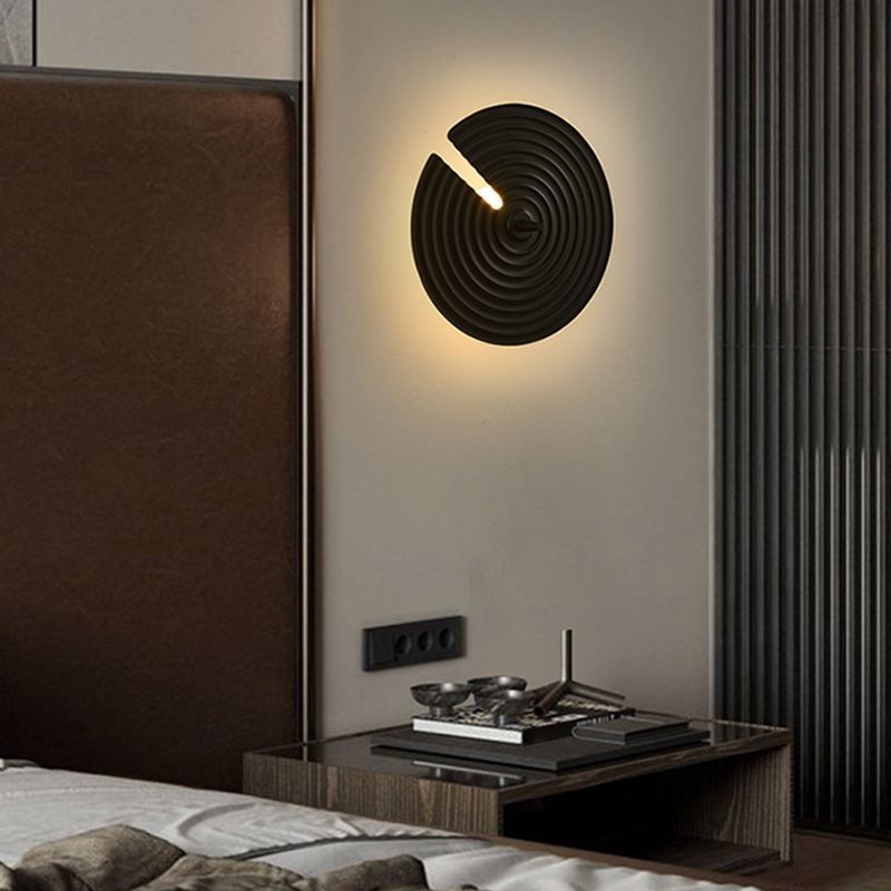 Unique Shape Wall Light Fixture Modern Metal Wall Light Fixtures in Black