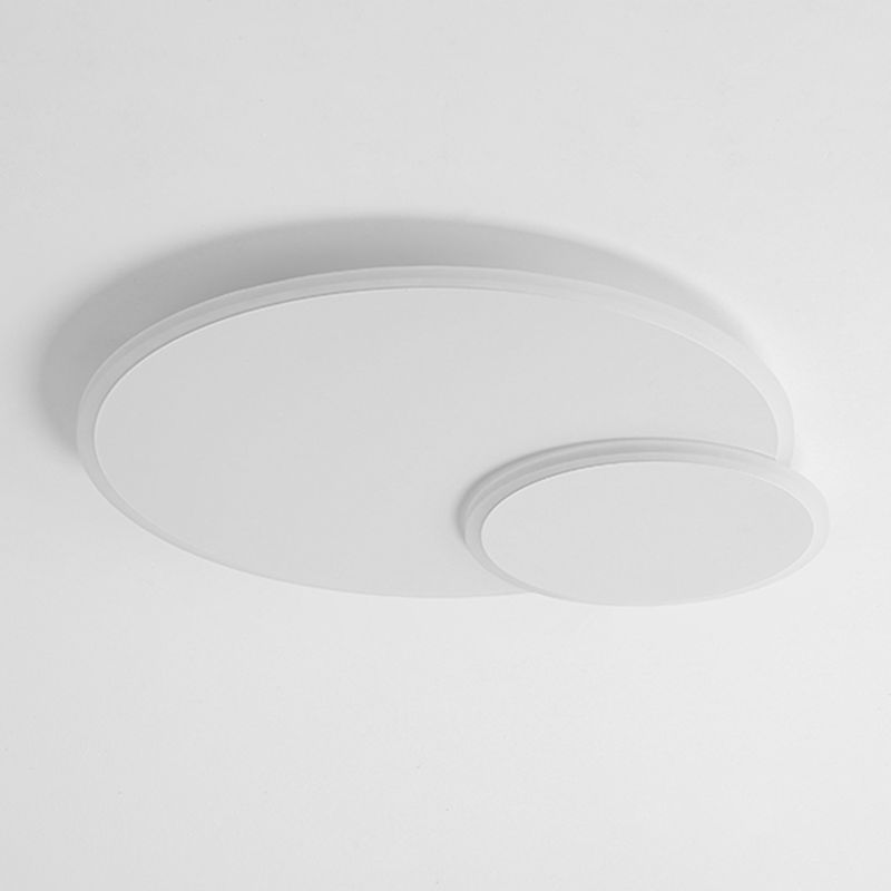 Metal Circular Techo Flush Montaje Luce de techo blanco LED nórdico Lámpara de techo blanco