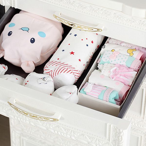 Scandinavian Plastic Kids Dressers Vertical Kids Furniture with Drawers