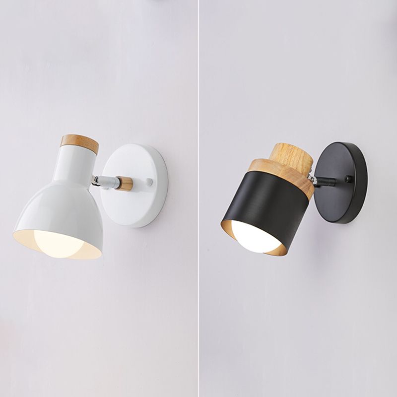 Luces de apliques geométricos contemporáneos 1 Light Light Lighting de luz de pared