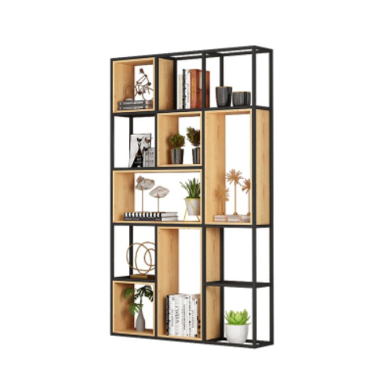 Open Etagere Bookcase Modern Style Shelf Bookcase with Shelves