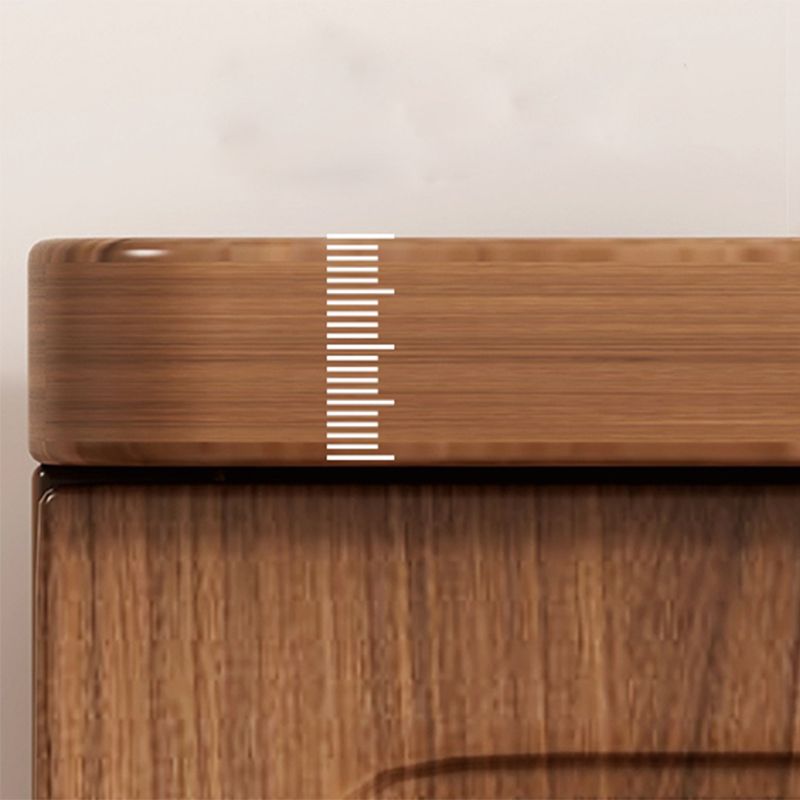 Wood Accent Cabinet with Drawers 14.96" Wide Modern Standard Side Cabinet
