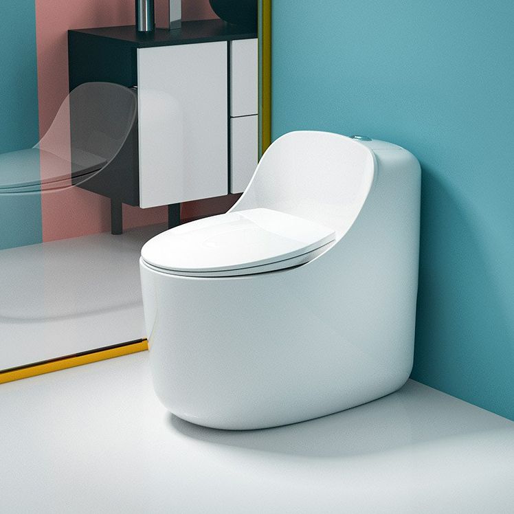 Contemporary One Piece Flush Toilet Floor Mounted Urine Toilet for Bathroom