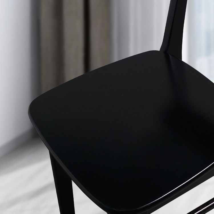 Silla auxiliar de comedor tapizada escandinava Silla de comedor con respaldo abierto