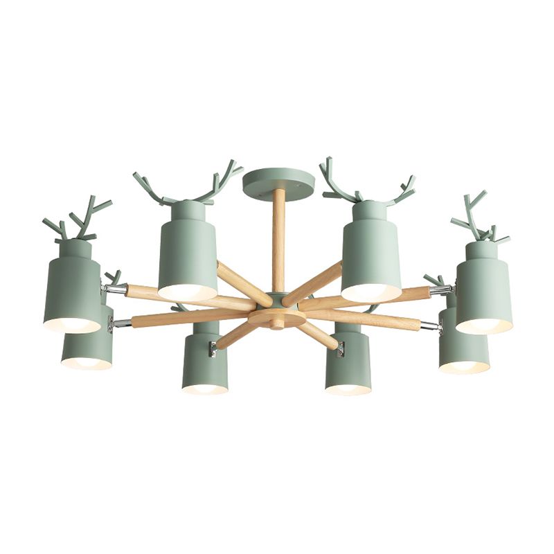 Geweihform Kronleuchter Lichter moderne Metallleuchterbeleuchtung
