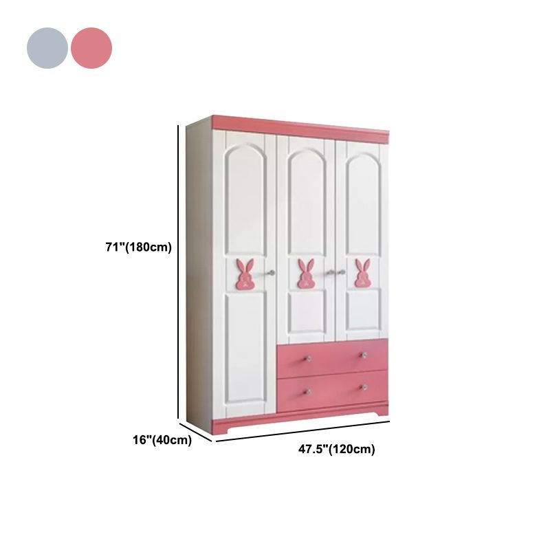 Coastal Storage Cabinet with Hinged Door Manufactured Wood Matte Finish Cabinet