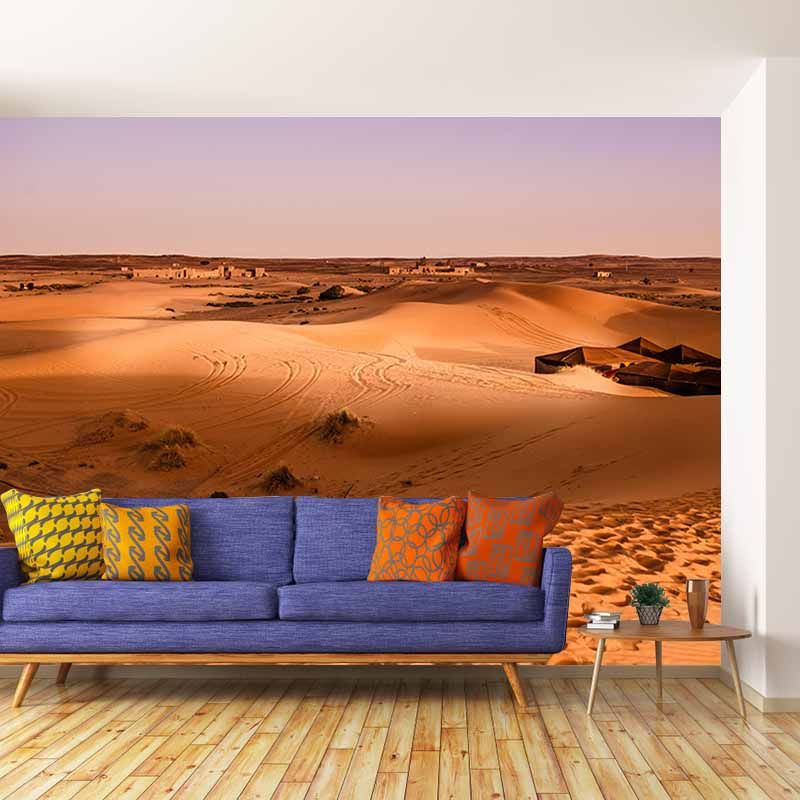 Photography Stain Resistant Desert Wallpaper Drawing Room Wall Mural