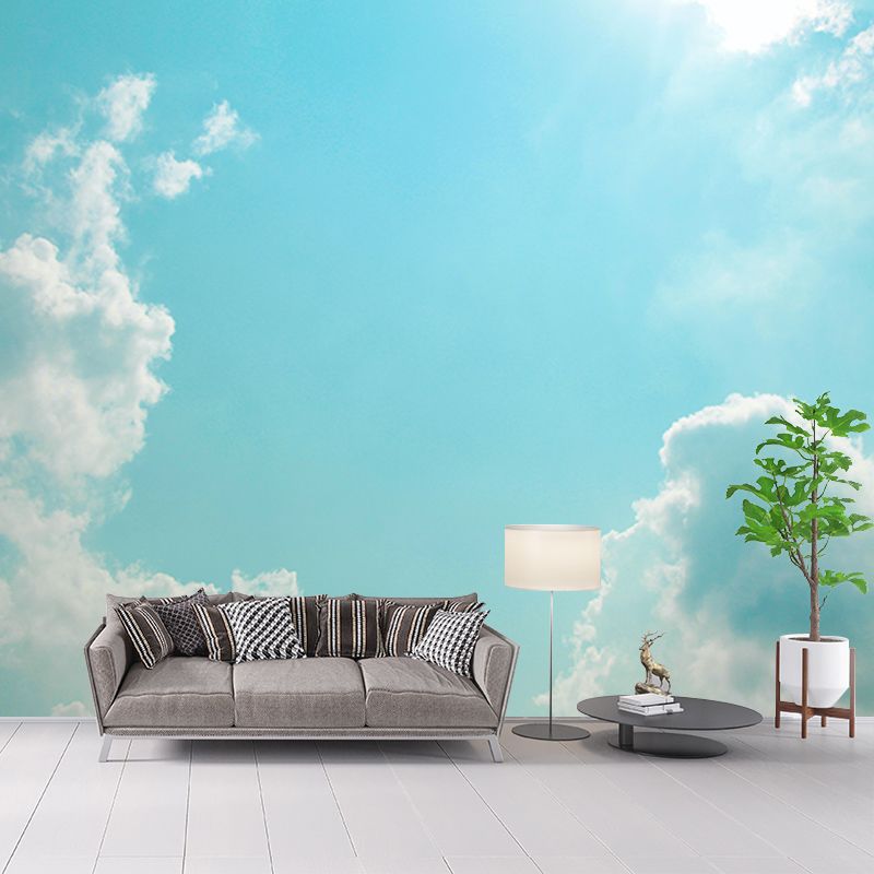 Decorative Wall Mural Wallpaper Sky Environmental Sitting Room Wall Mural