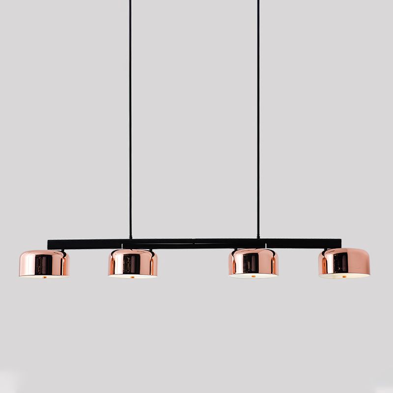 Modern Style Dome Shape Island Lights Metal 4 Light Island Lighting Ideas