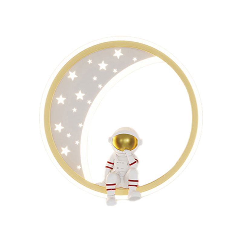 Cartoon LED Wall Mount Light Children Wall Light with Acrylic Shade for Bedroom