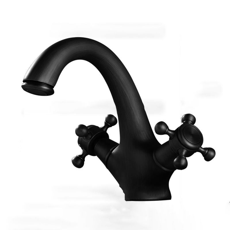 Glam Style Copper Roman Tub Faucet Low Arc Deck Mounted Roman Tub Faucet Set