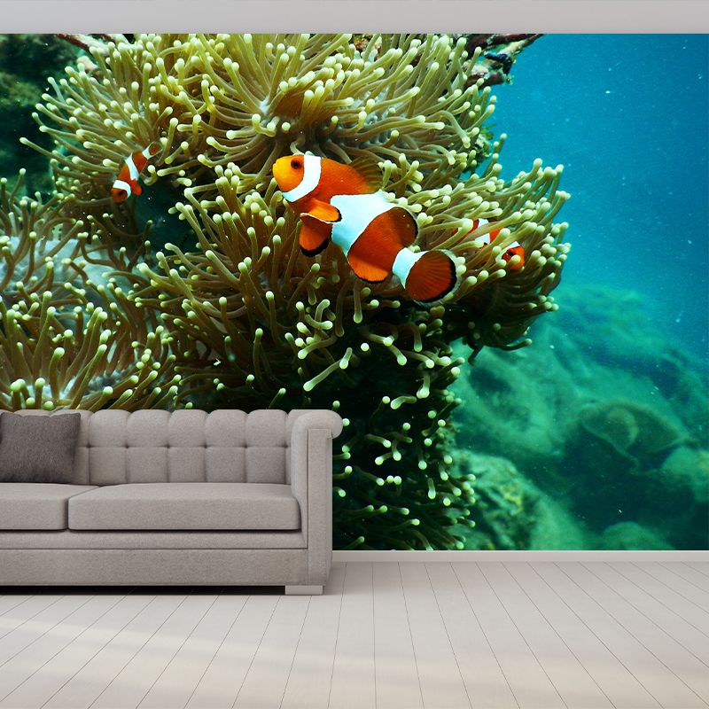 Environmental Photography Wallpaper Underwater Sitting Room Wallpaper