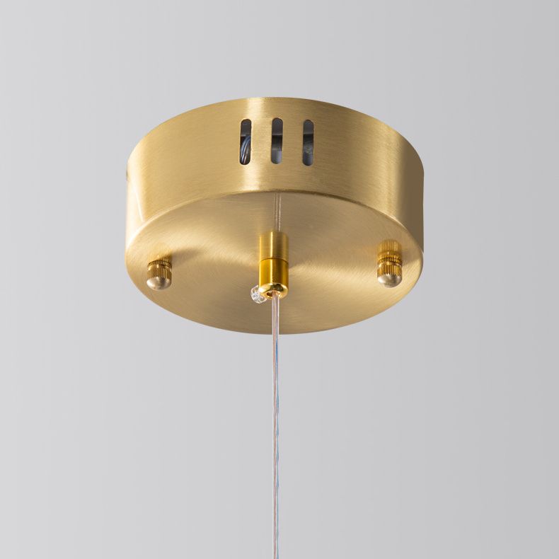 Modern Single Black/Golden Kitchen Island Lighting LED Ceiling Light