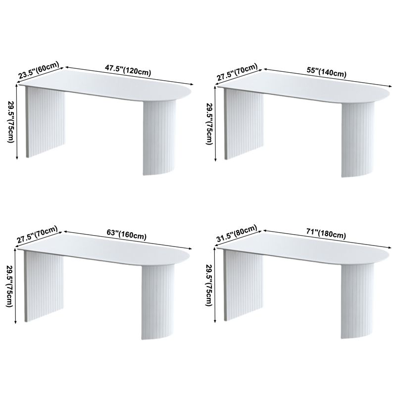 Mesa de comedor contemporánea de madera maciza mesa de mármol de mesa de comedor para comedor y cocina