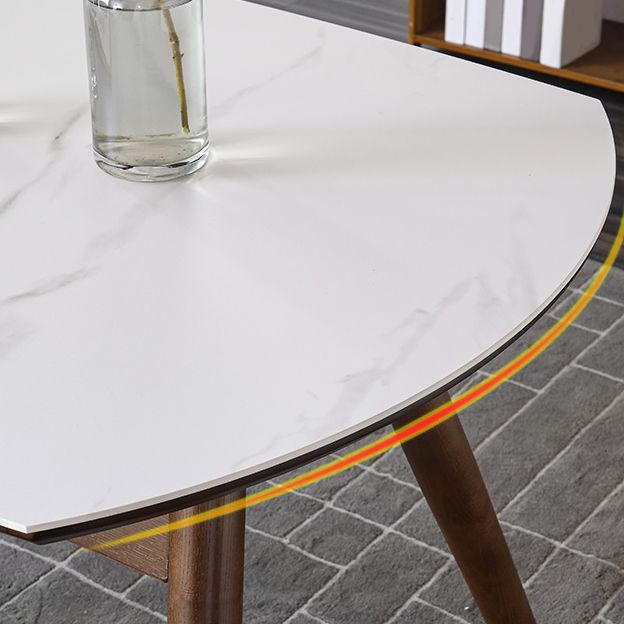 Modern Style Sintered Stone Dining Set Wood 1/2/4/5/7 Pieces Dining Set for Dining Areas