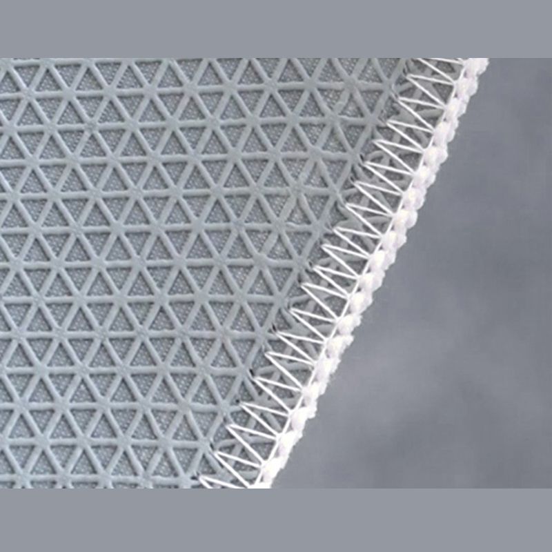 White Tone Minimalist Area Carpet Polyester Mottled Effect Indoor Rug Easy Care Rug for Living Room