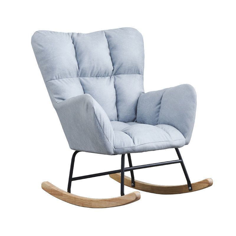Contemporary Simple Style Rocking Chair Indoor Nursery Sofa Rocking