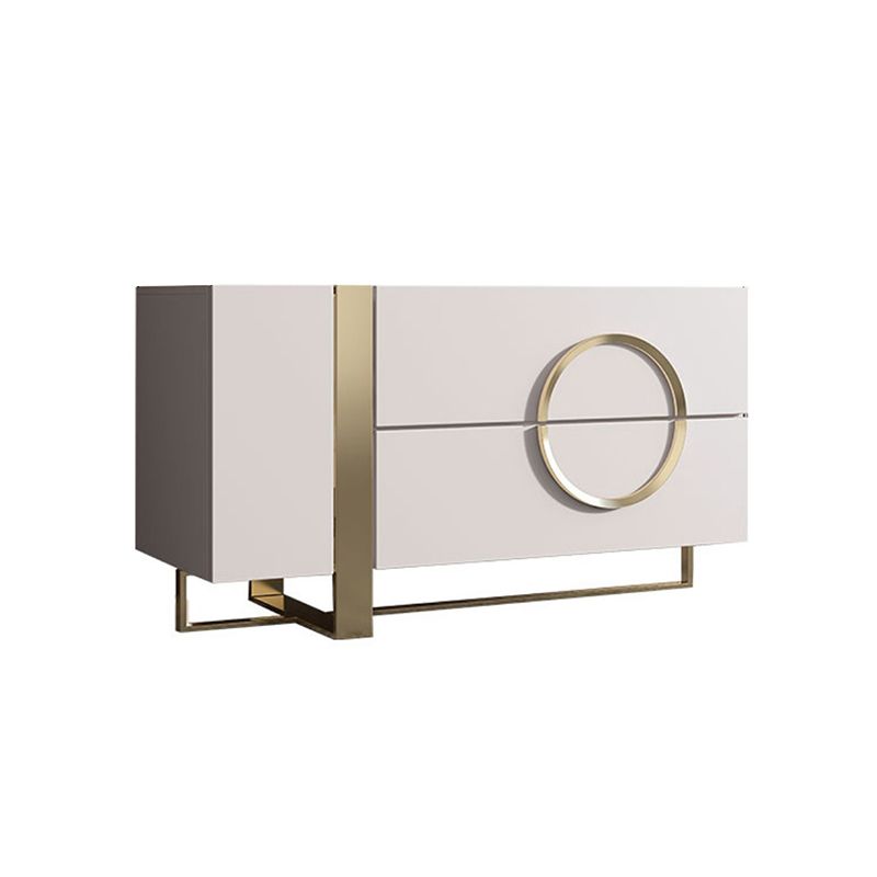 Classic Glam Combo Dresser Birch Storage Chest Dresser for Bedroom