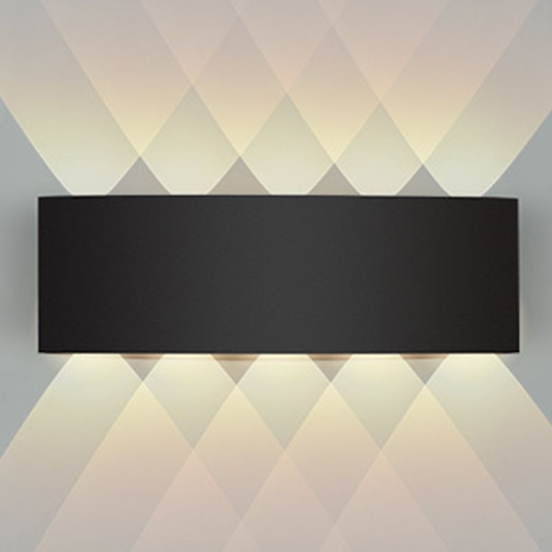 Multi Lights Wall Mount Light Modern Black LED Wall Light for Living Room