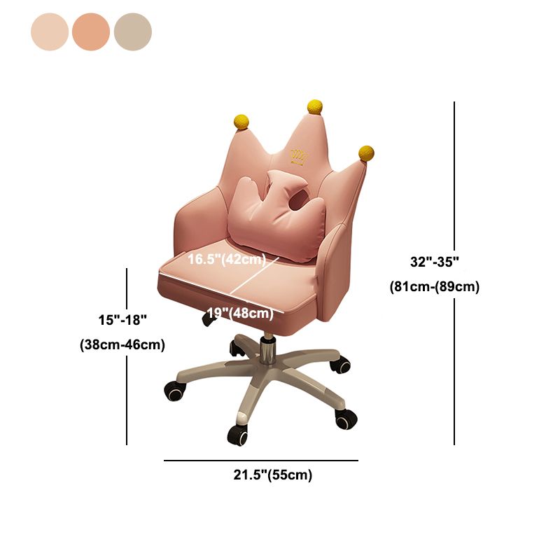 Upholstered Computer Desk Chair with Padded Arms Modern Velvet Parsons Office Chair