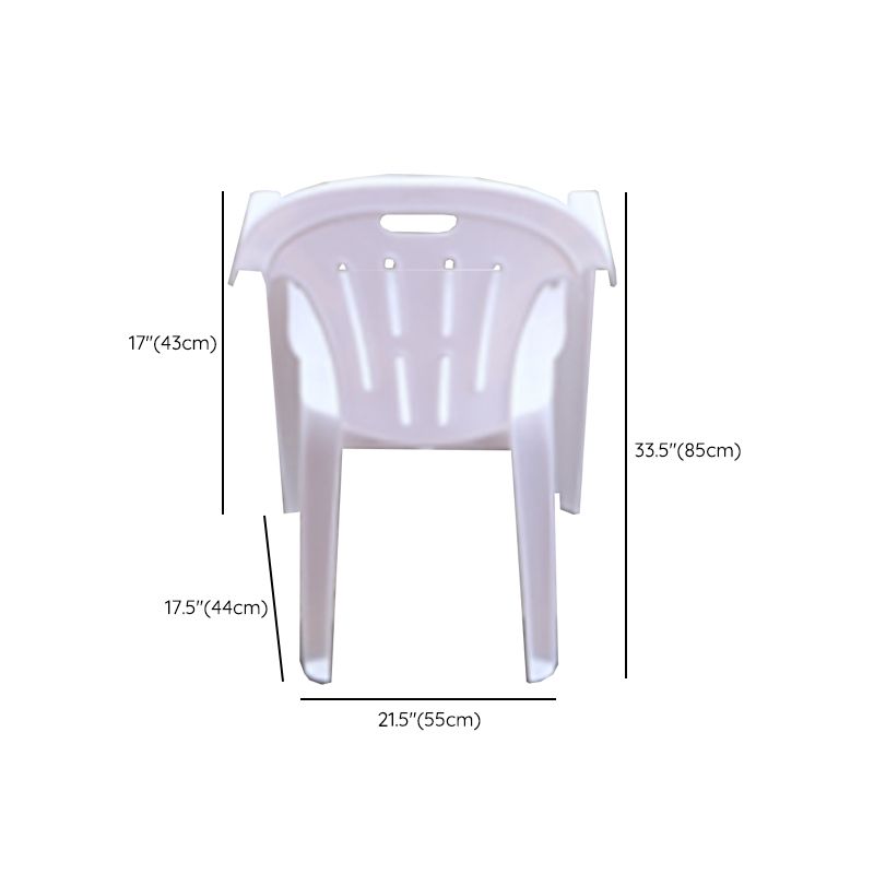 Contemporary Style Courtyard Table Plastic Material Desk for Outdoors