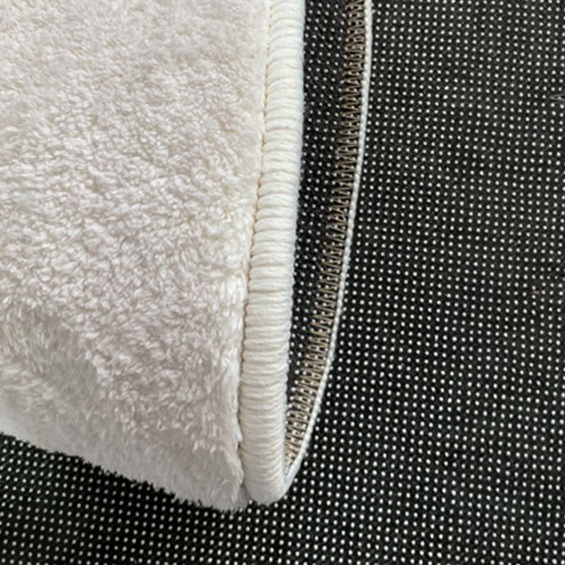 Zwart modern tapijten polyester gestreepte patroon tapijt wasbaar tapijt voor woonkamer