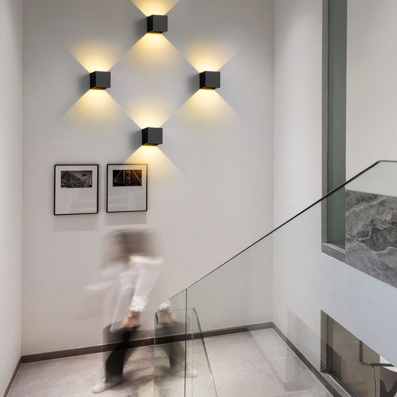 Moderne minimalistische stijl geometrische sconce verlichtingsarmaturen metalen sconce lichten