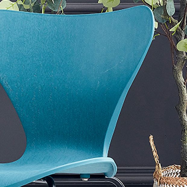 Sillas de comedor de metal contemporáneo, silla lateral sin brazos para cocina