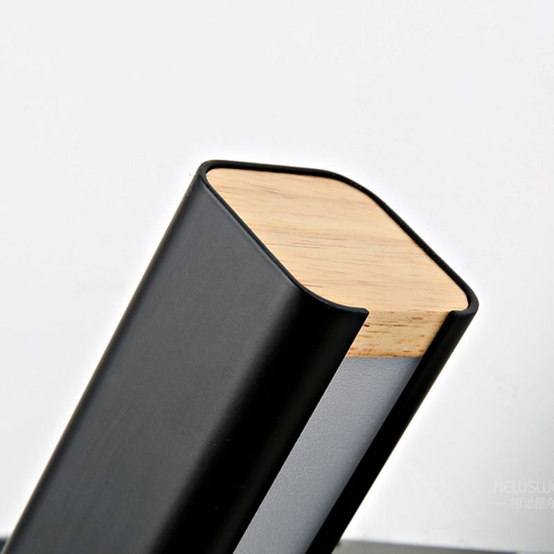 1 Light Rectangular Shade Wall Lighting Modern Style Metal Wall Mounted Light Fixture