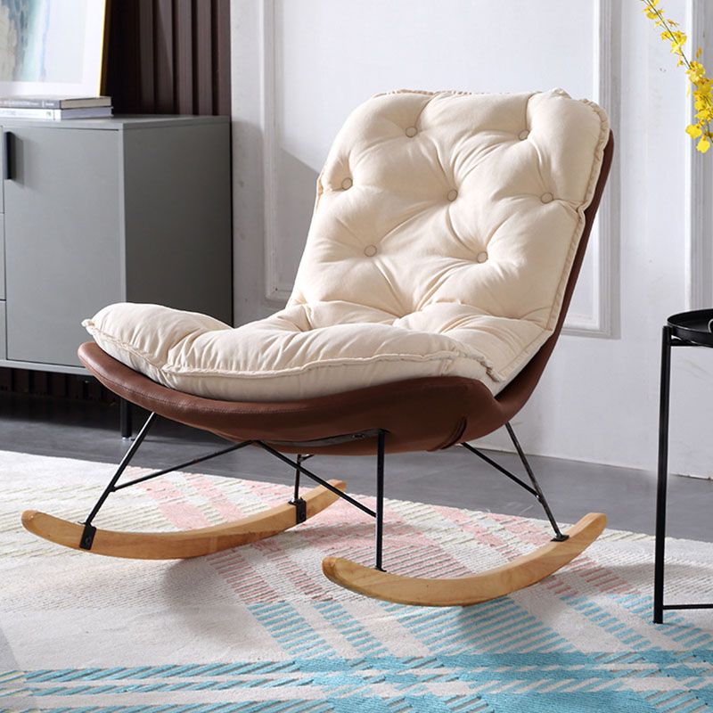 Modern Light Luxury Lazy Sofa Chair Leisure Lounge Rocking Chair