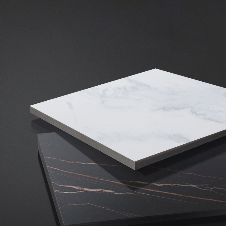 Contemporary Sintered Stone Rectangle Table Set 1/3/4/5/7 Pieces Dining Set