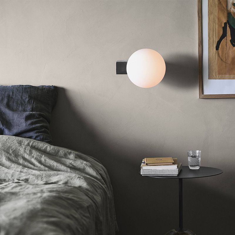 Simple Shape Wall Light Fixture Glass Shade Wall Light Fixtures