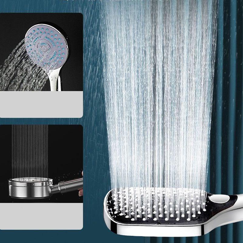 Modern Square Handheld Shower Head Leak Resistant Wall-Mount Shower Head