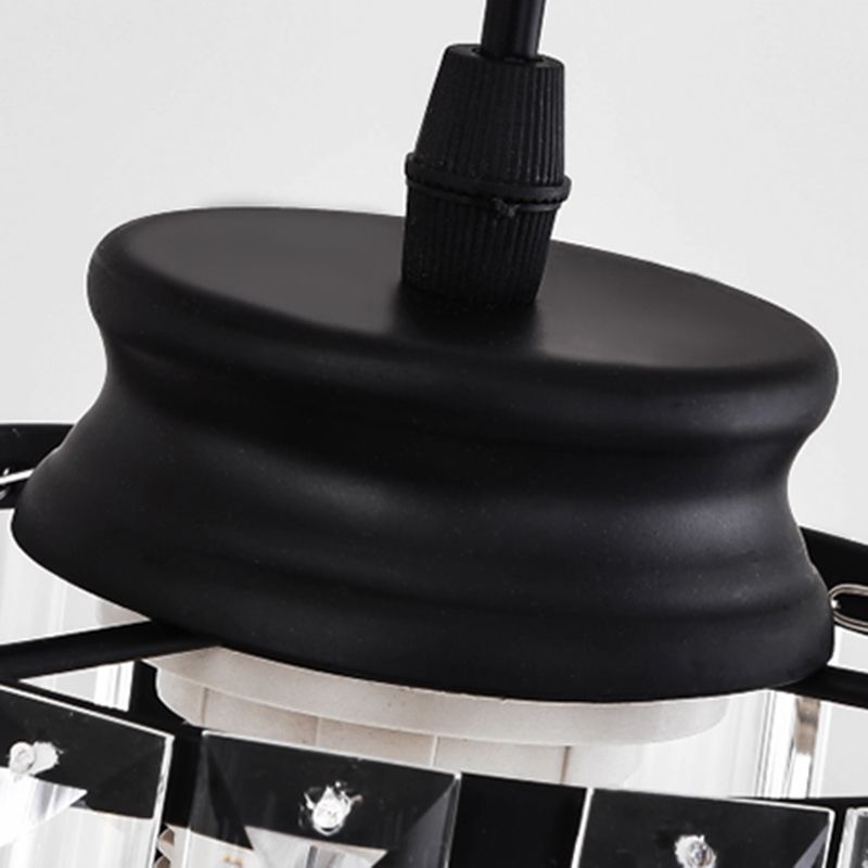 Luminaires de l'île contemporaine Crystal Cylinder Island Lights