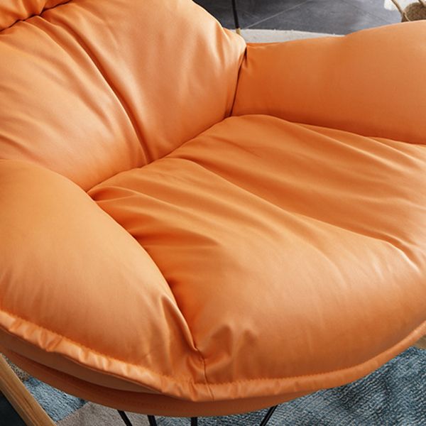Modern Leisure Chaise Rocking Chair Lounge Upholstered Chaise for Living Room