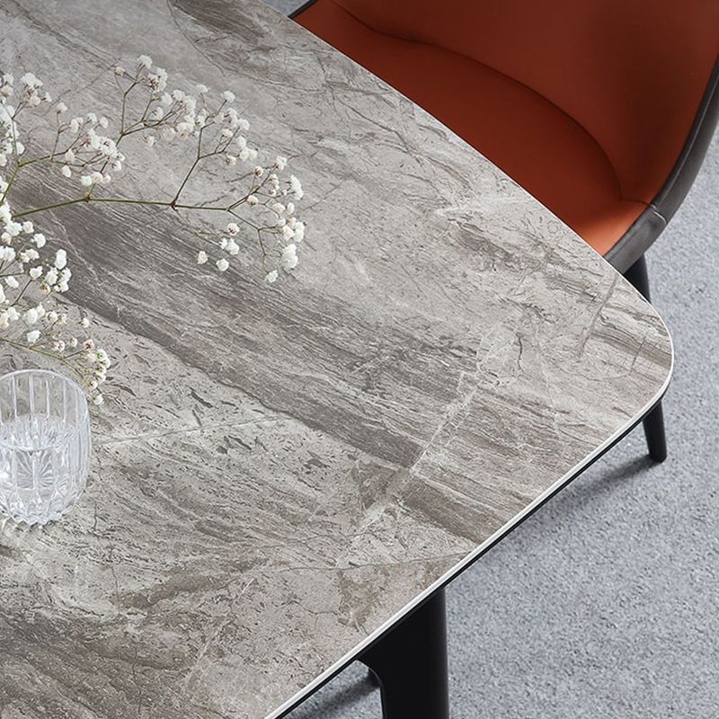 Contemporary 1/4/5/7 Pieces Dining Table and Chairs Leather Dining Chairs Set