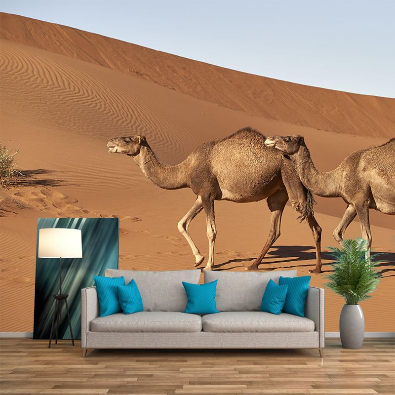 Photography Camel Mural Wallpaper for Sitting Room Decor Multiple Sizes Available