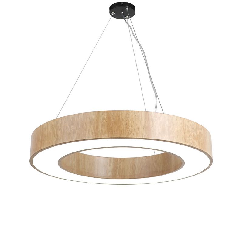 Drum Pendant Lighting Simplicity Modern Round LED Hanging Light Fixtures for Living Room