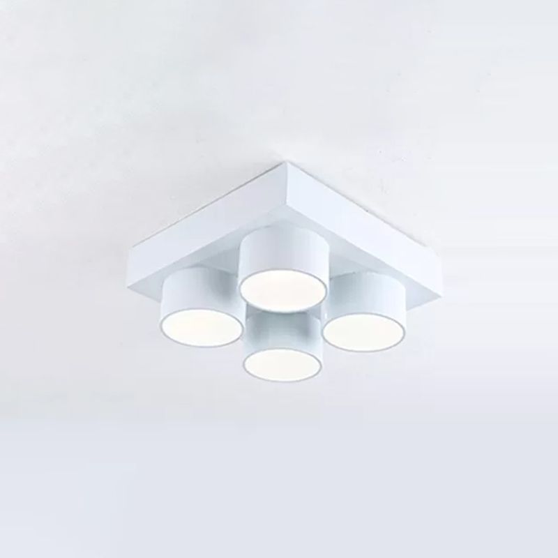 Spielzeug Brick Kindergarten Flush Ceiling Light Metal Creative Kids LED Flush Mount Halterung