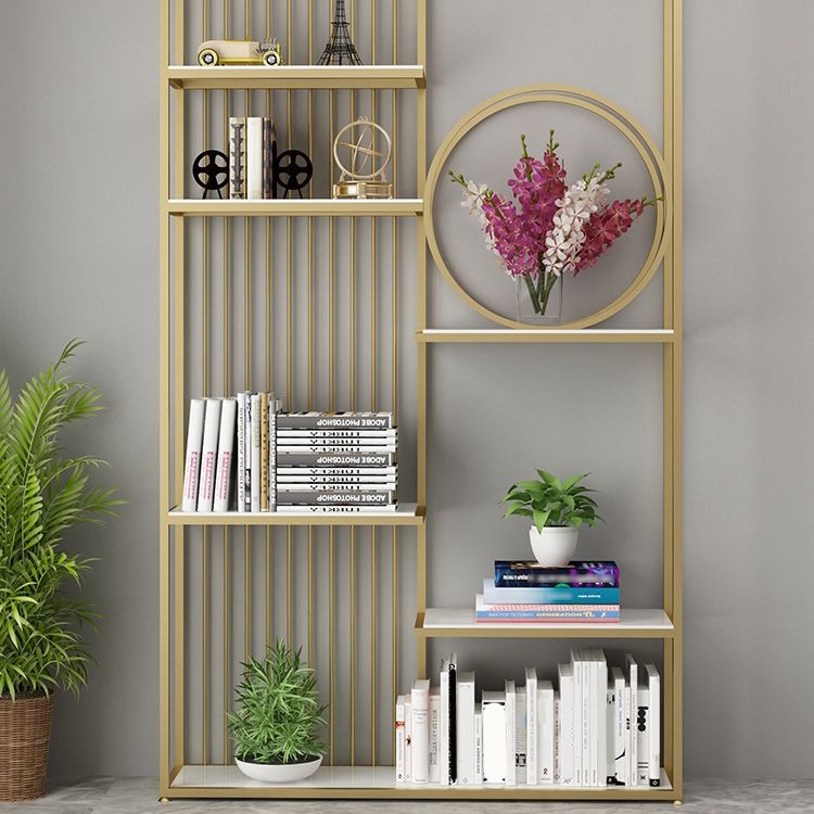 70,87 "H Bookshelf Glam Style Open Back Bücherregal für Home Office Study Room