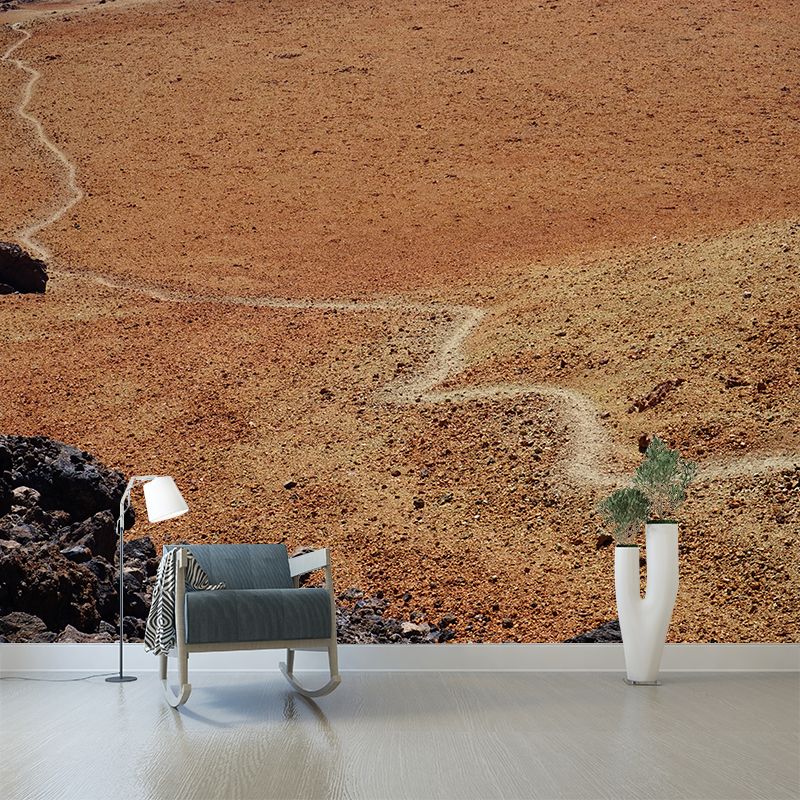Horizontal Photography Desert Mural Environment Friendly Wallpaper for Home Decor