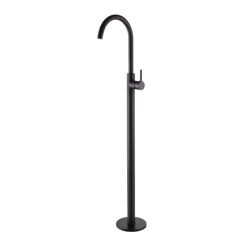 Modern Bathroom Faucet Floor Standing Handheld Shower Head Bathtub Faucet