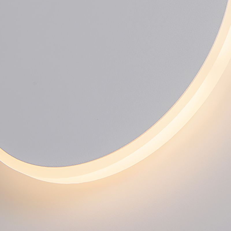 Prononi del comodino in metallo a parete a led geometrica rotatabile