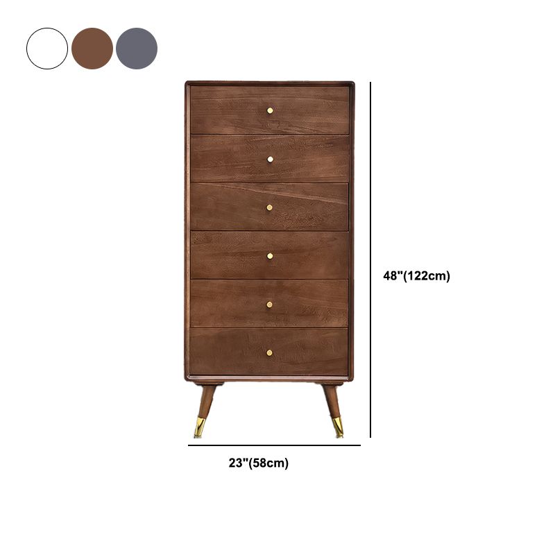 Solid Wood Accent Chest with Drawer Contemporary Side Cabinet